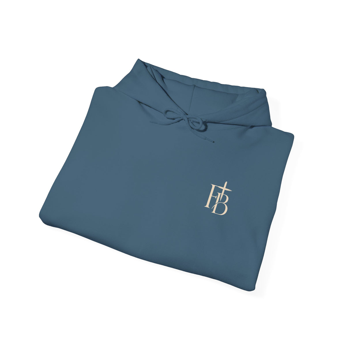 Faith Bound Hoodie — Vintage Monogram Logo Pullover