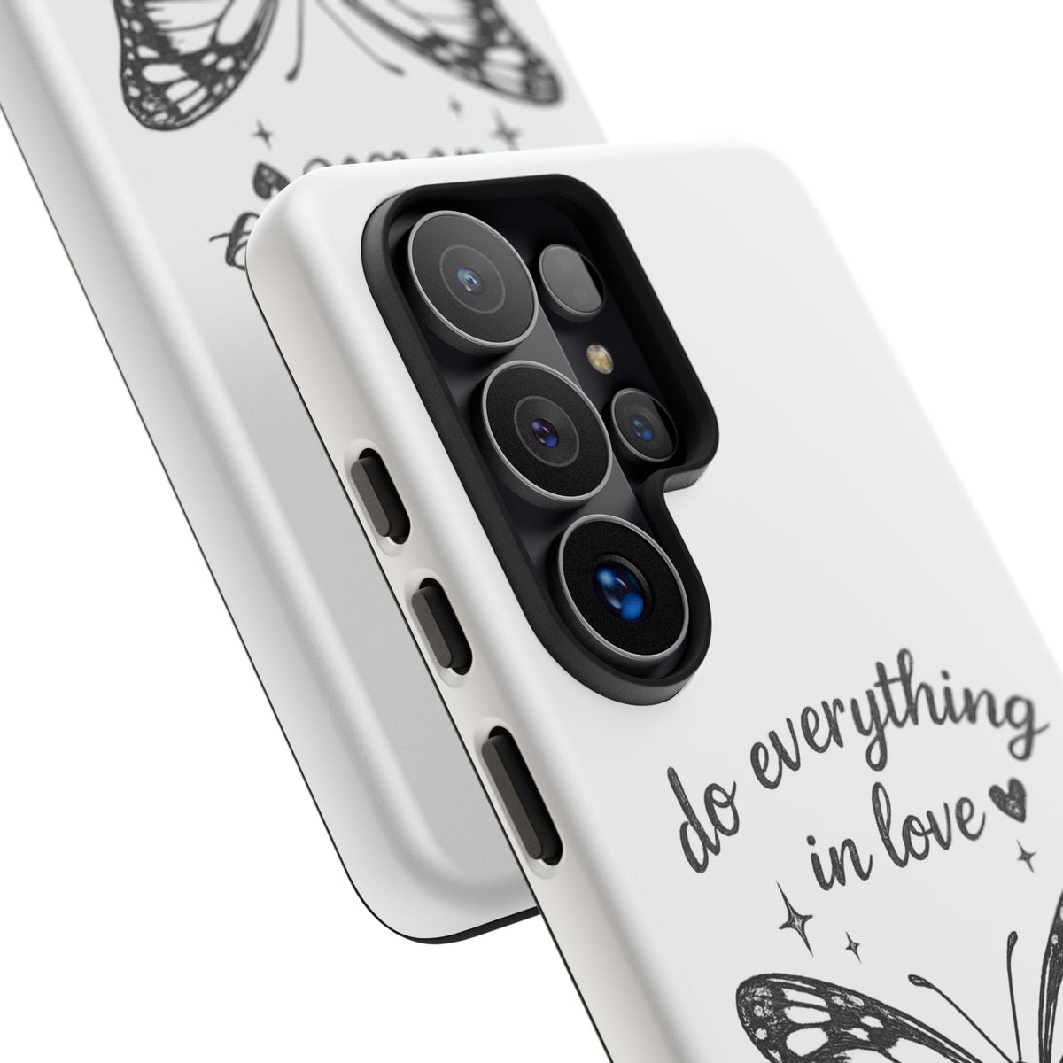 Phone Case — “Do Everything in Love” Butterfly (1 Corinthians 16:14)