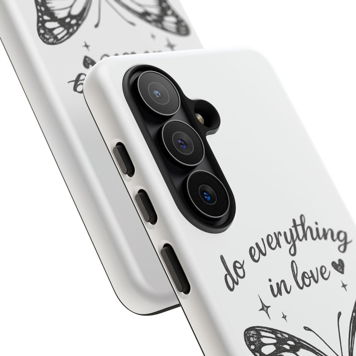 Phone Case — “Do Everything in Love” Butterfly (1 Corinthians 16:14)