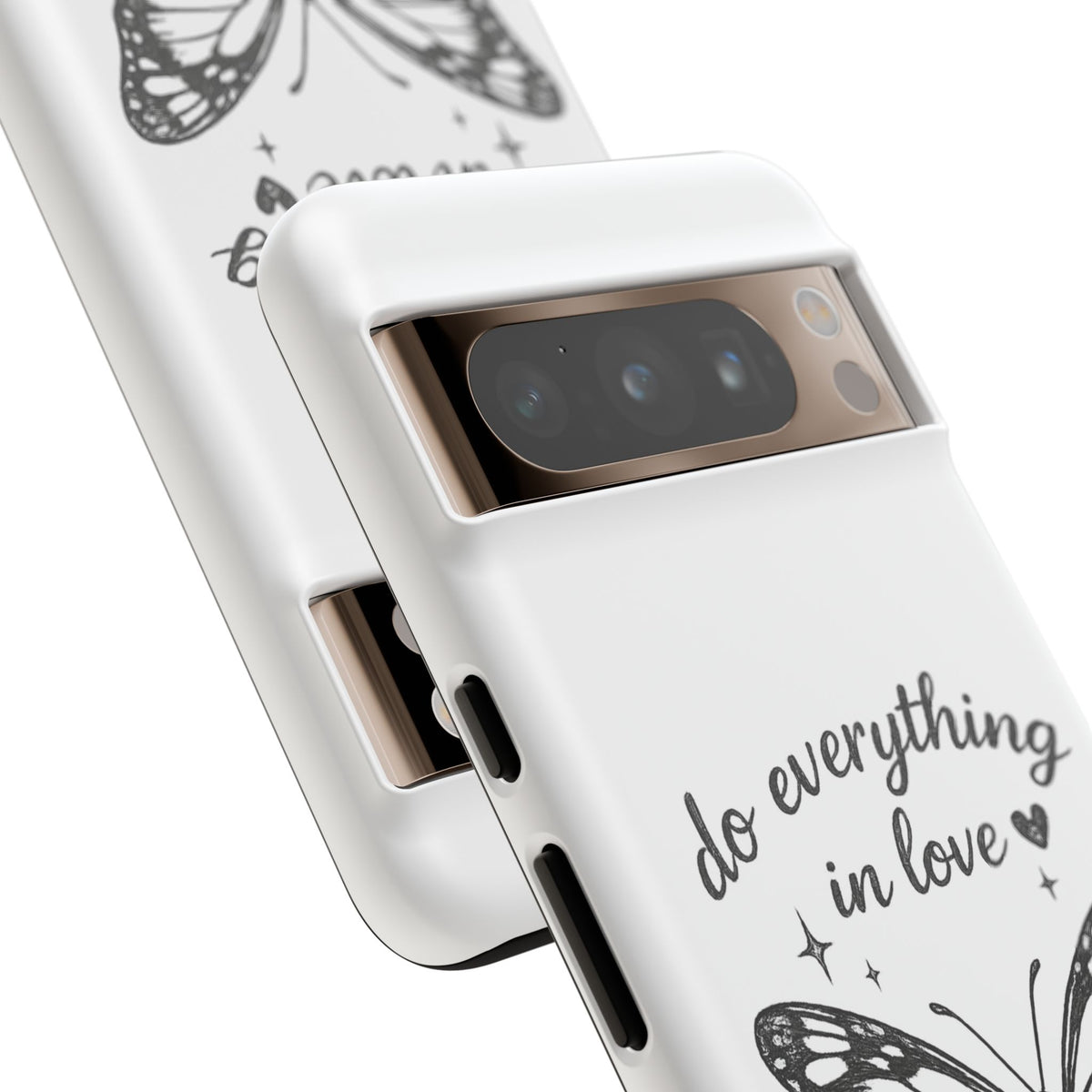 Phone Case — “Do Everything in Love” Butterfly (1 Corinthians 16:14)