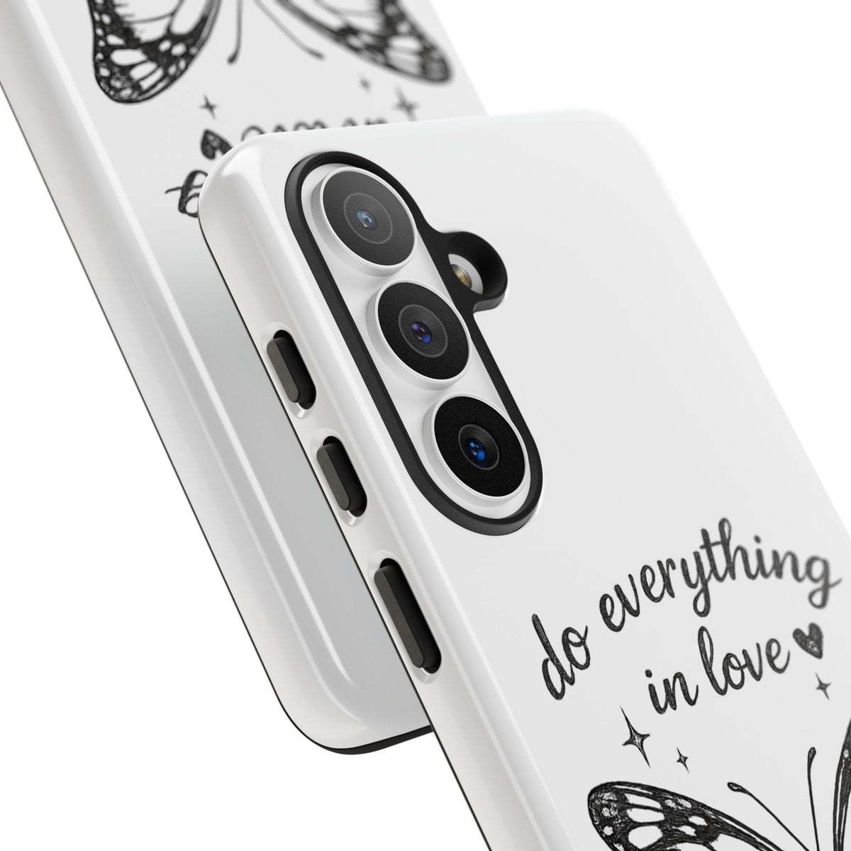 Phone Case — “Do Everything in Love” Butterfly (1 Corinthians 16:14)