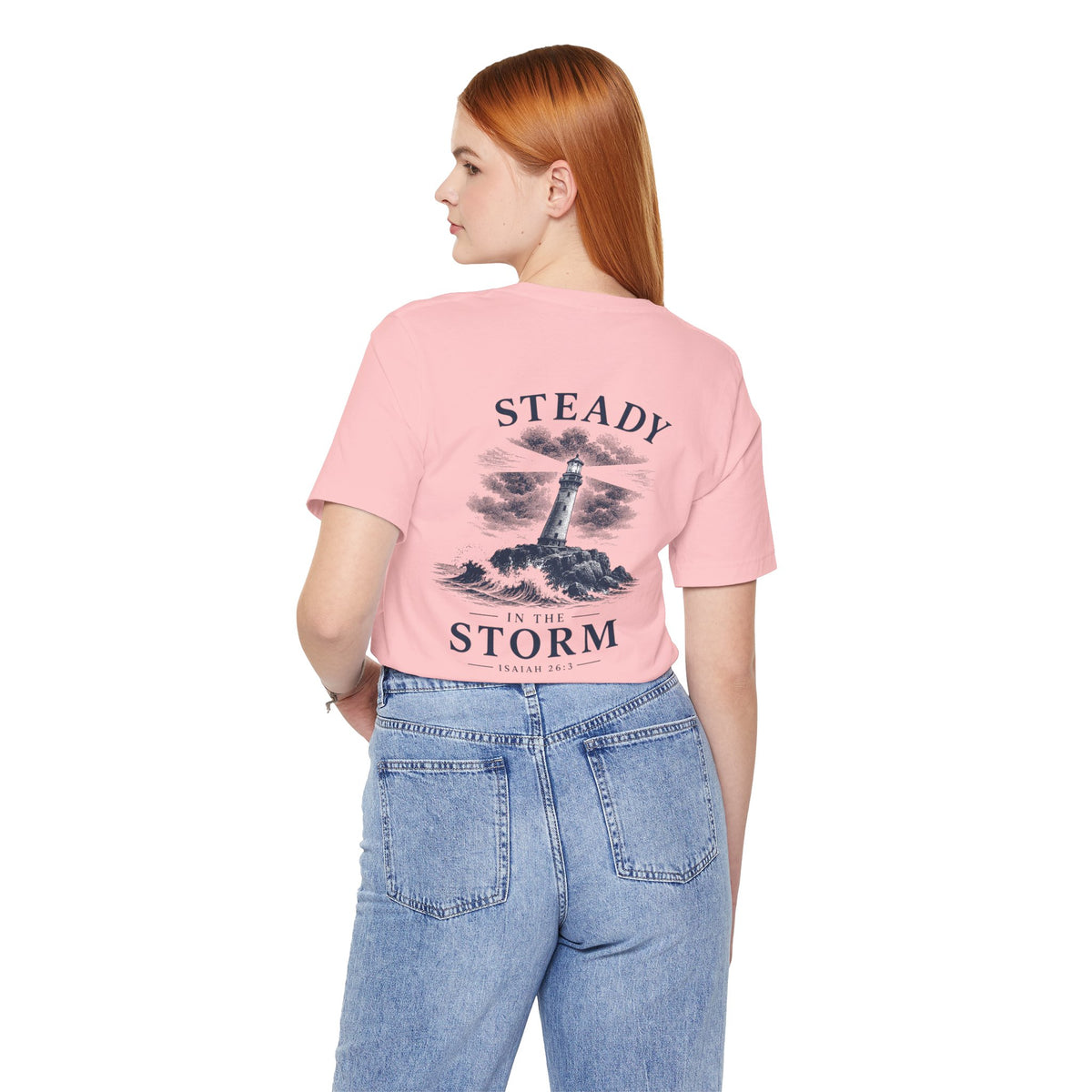 Steady in the Storm Lighthouse T-Shirt