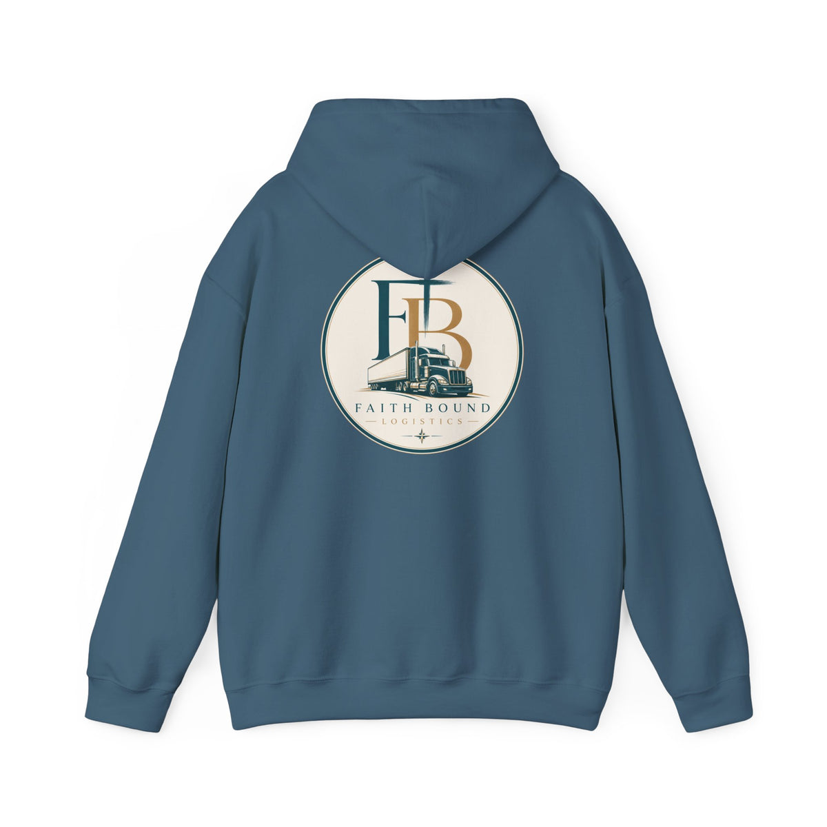 Faith Bound Hoodie — Vintage Monogram Logo Pullover