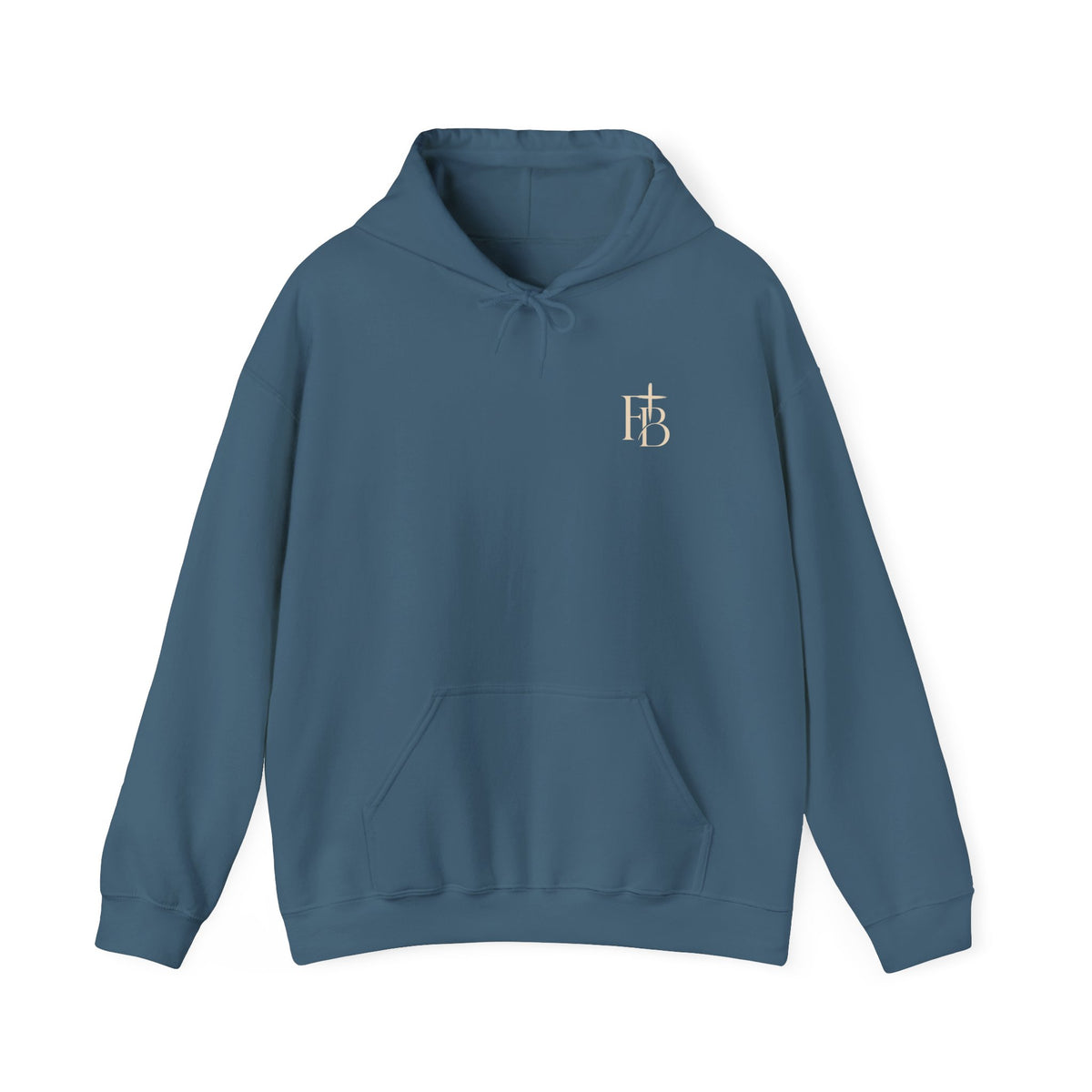 Faith Bound Hoodie — Vintage Monogram Logo Pullover