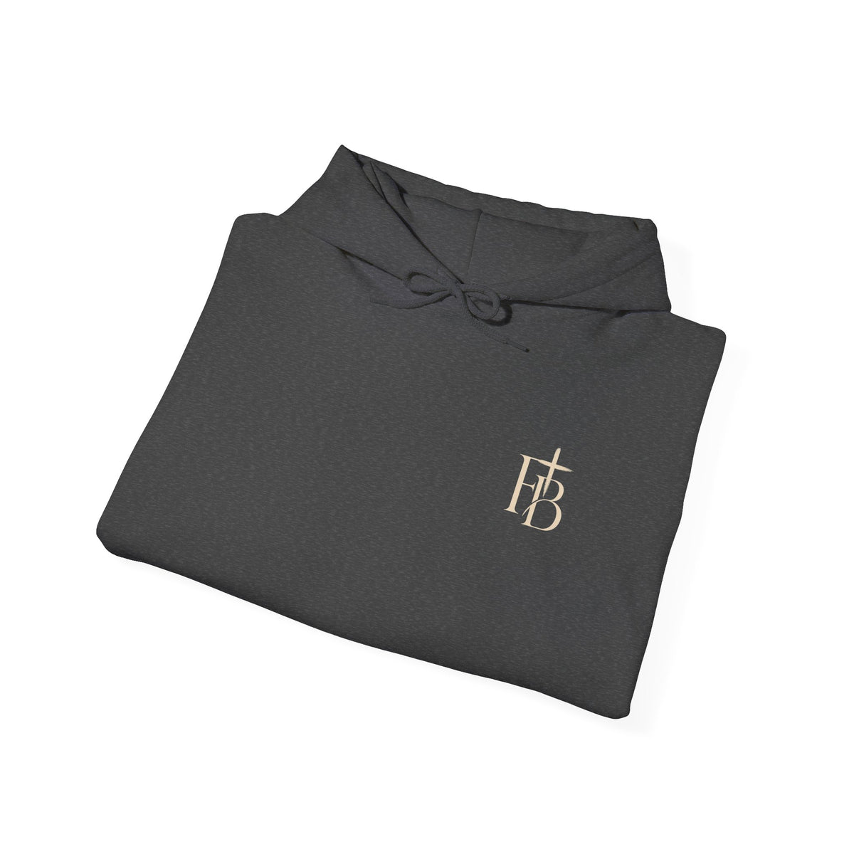 Faith Bound Hoodie — Vintage Monogram Logo Pullover