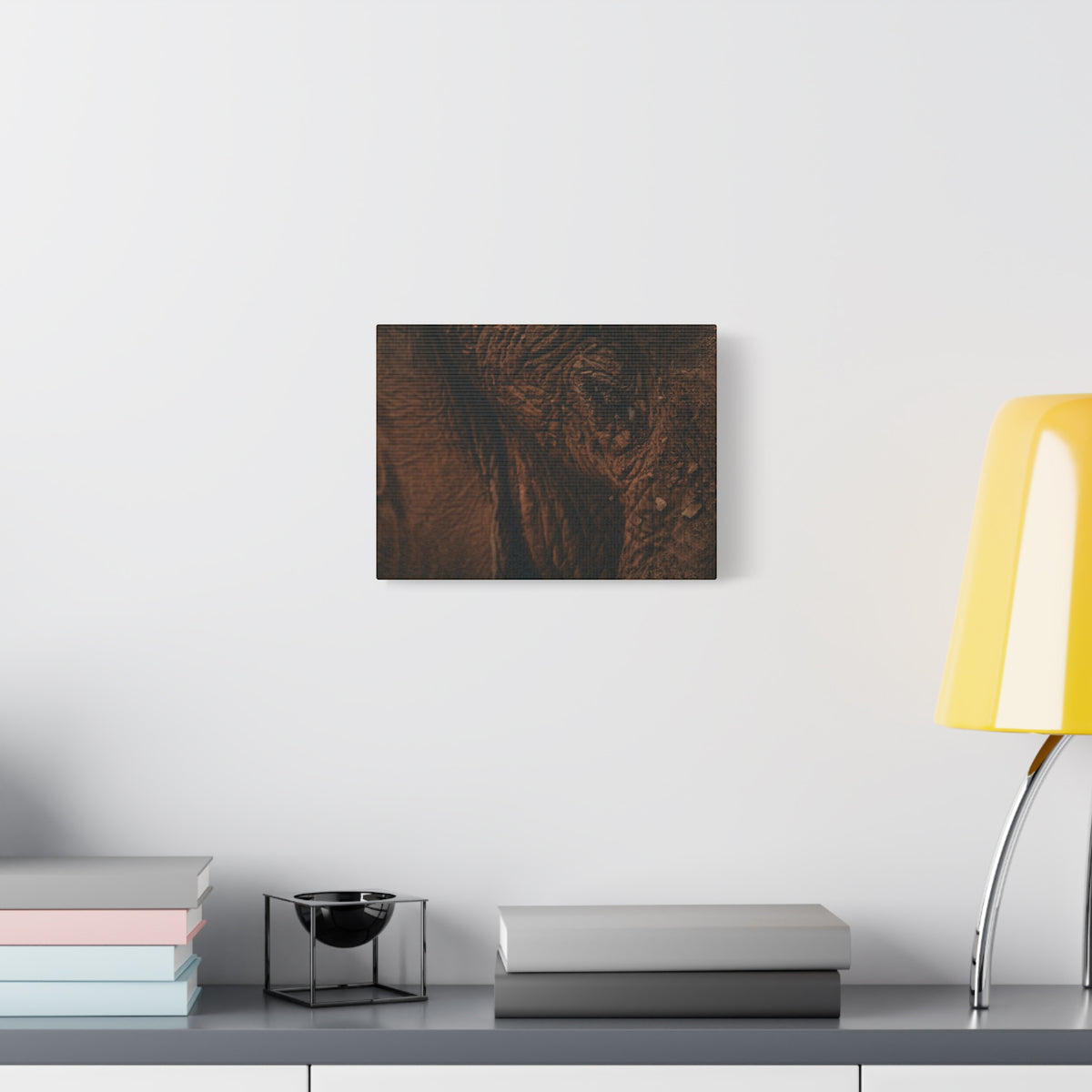 Elephant Skin Close-Up Matte Canvas Wall Art