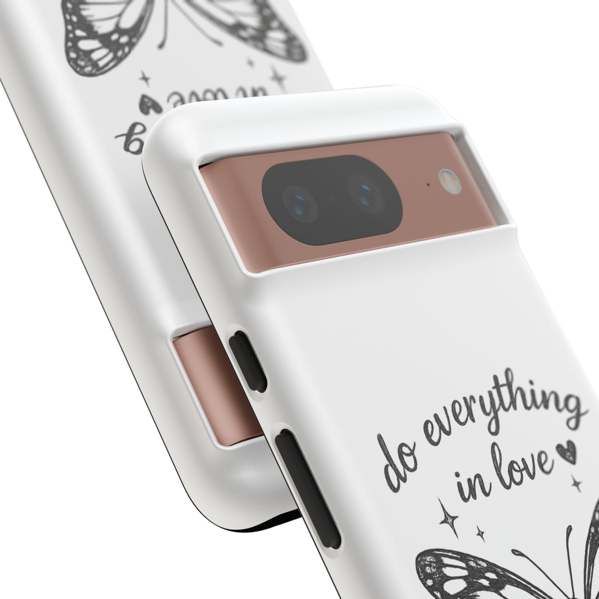 Phone Case — “Do Everything in Love” Butterfly (1 Corinthians 16:14)