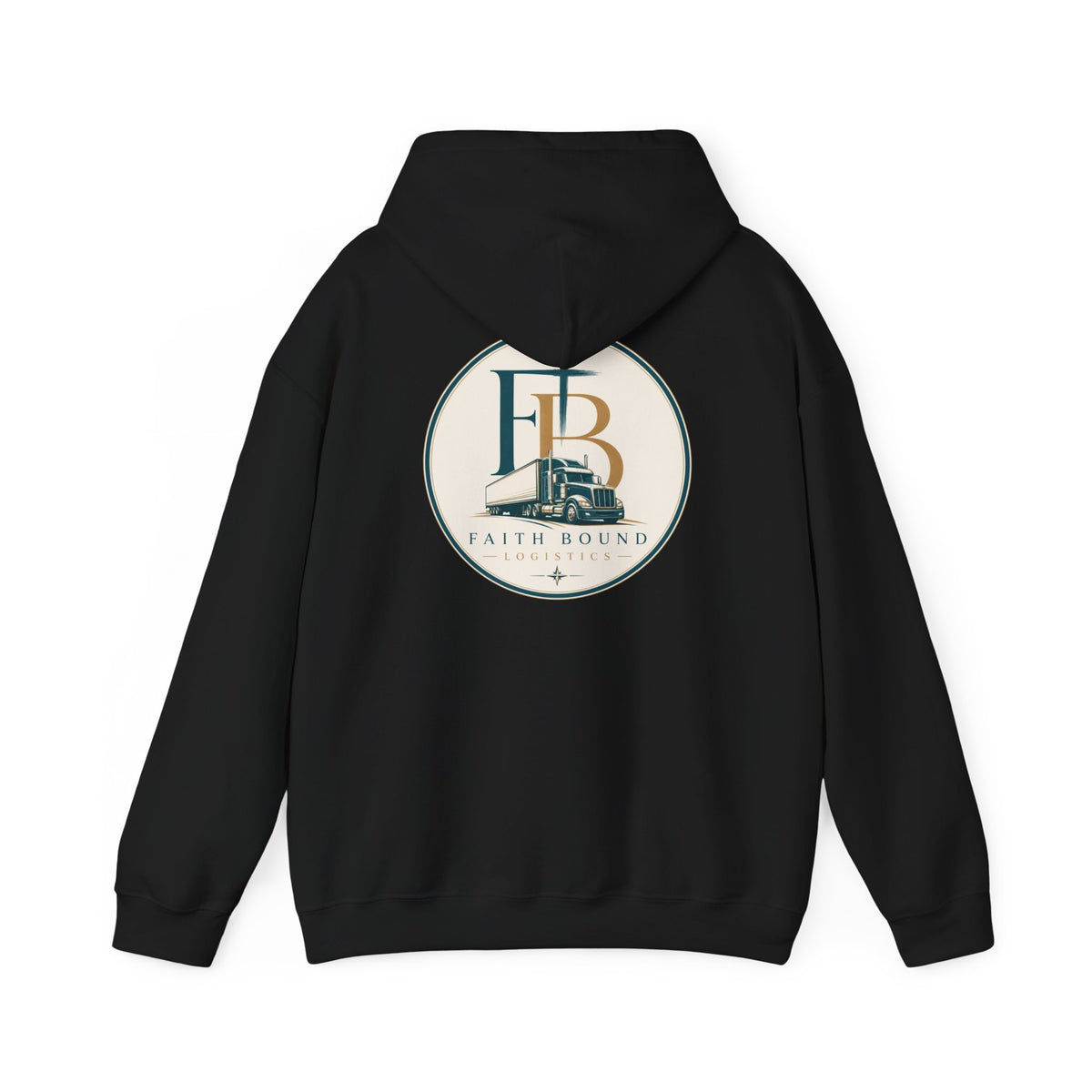 Faith Bound Hoodie — Vintage Monogram Logo Pullover