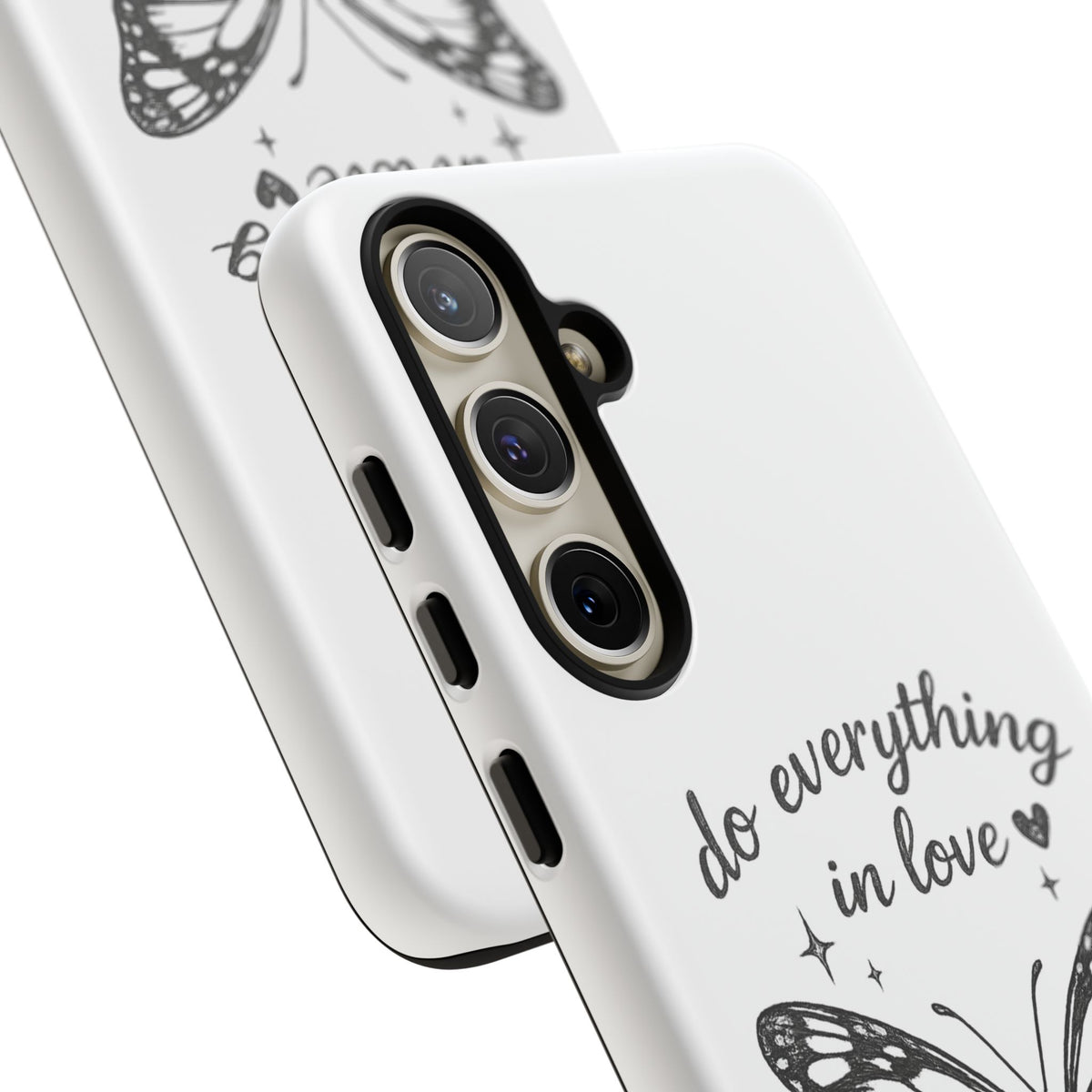 Phone Case — “Do Everything in Love” Butterfly (1 Corinthians 16:14)