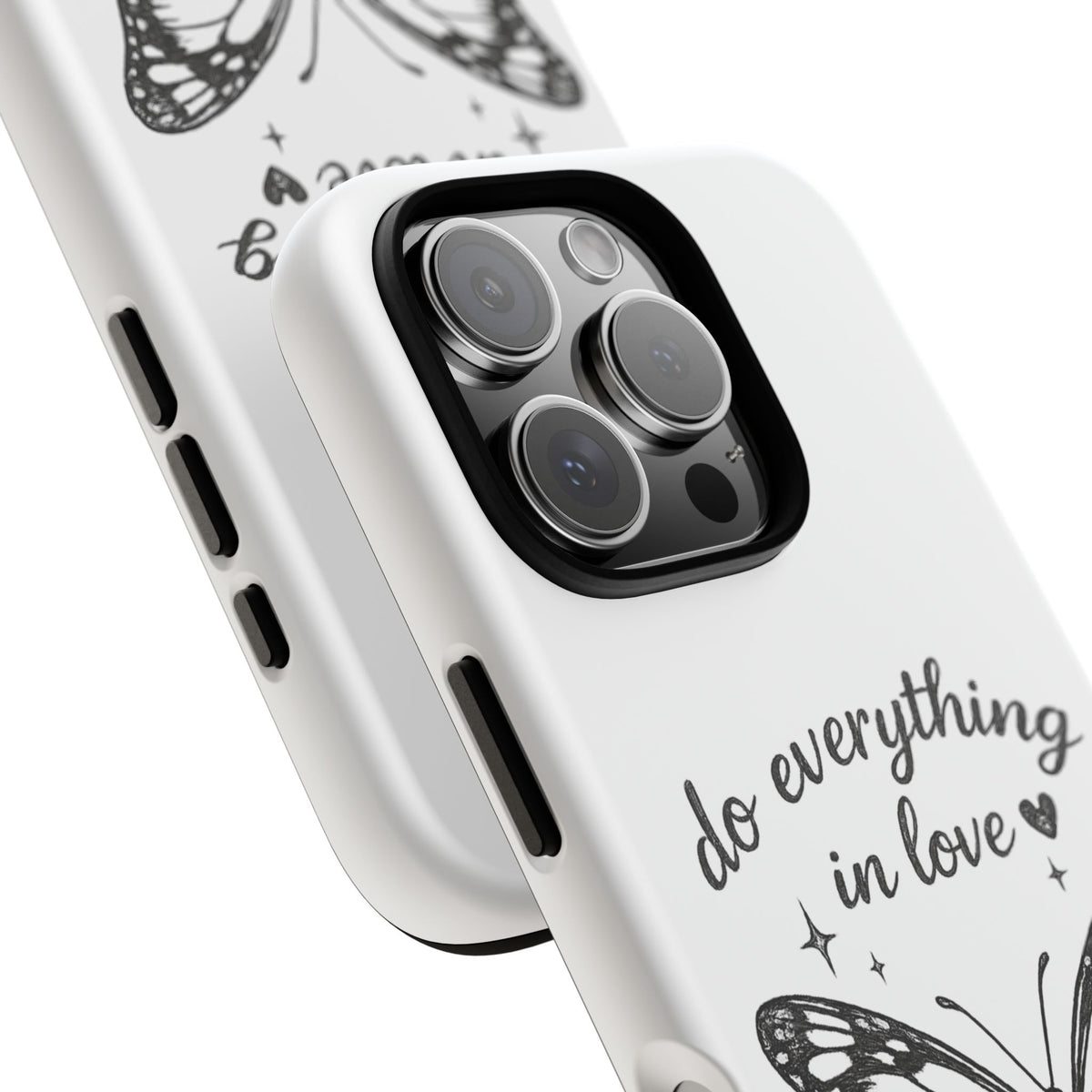Phone Case — “Do Everything in Love” Butterfly (1 Corinthians 16:14)