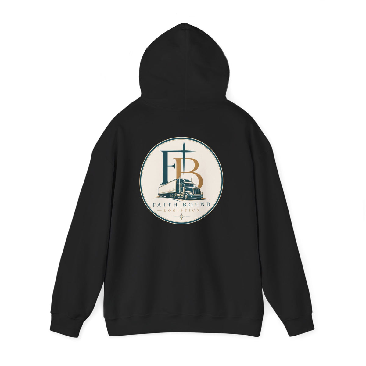 Faith Bound Hoodie — Vintage Monogram Logo Pullover