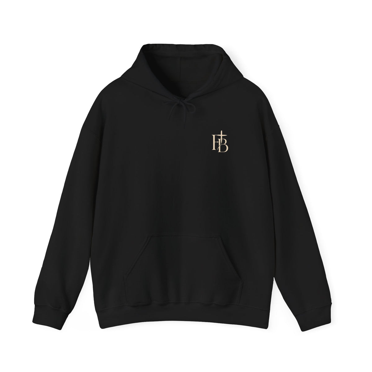 Faith Bound Hoodie — Vintage Monogram Logo Pullover