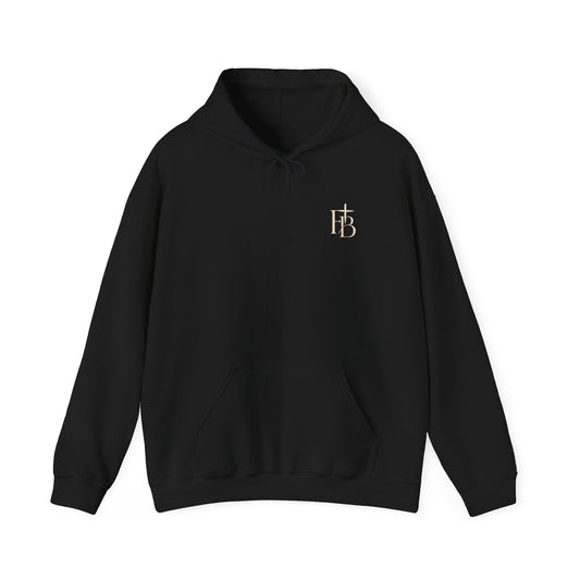 Faith Bound Hoodie — Vintage Monogram Logo Pullover