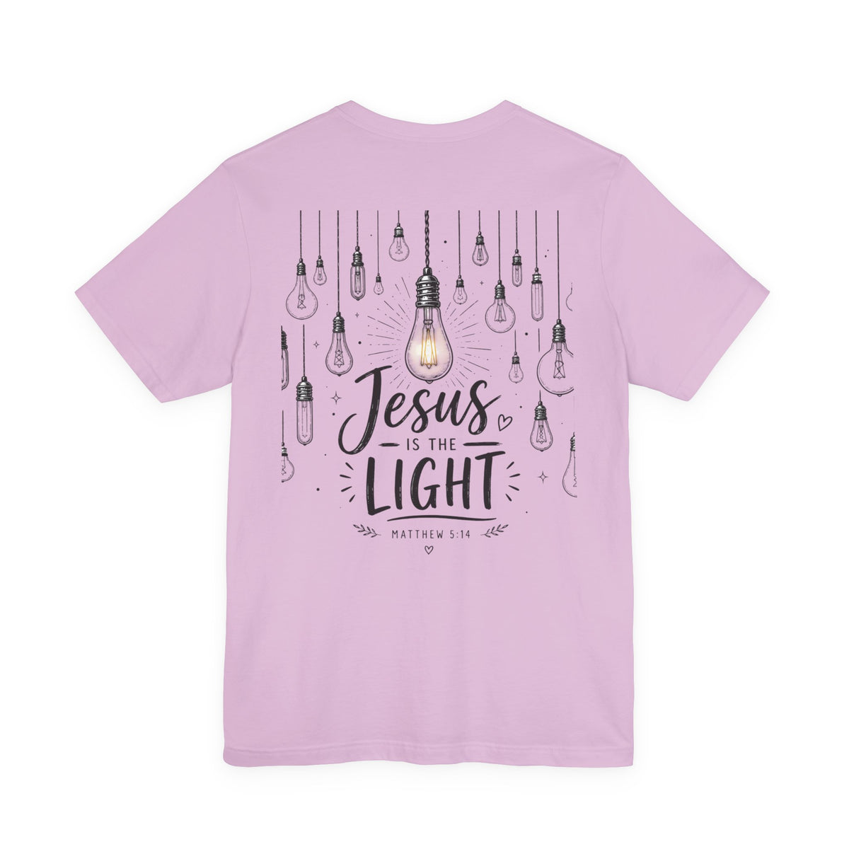 Jesus Is the Light T-Shirt – Christian Faith Graphic Tee