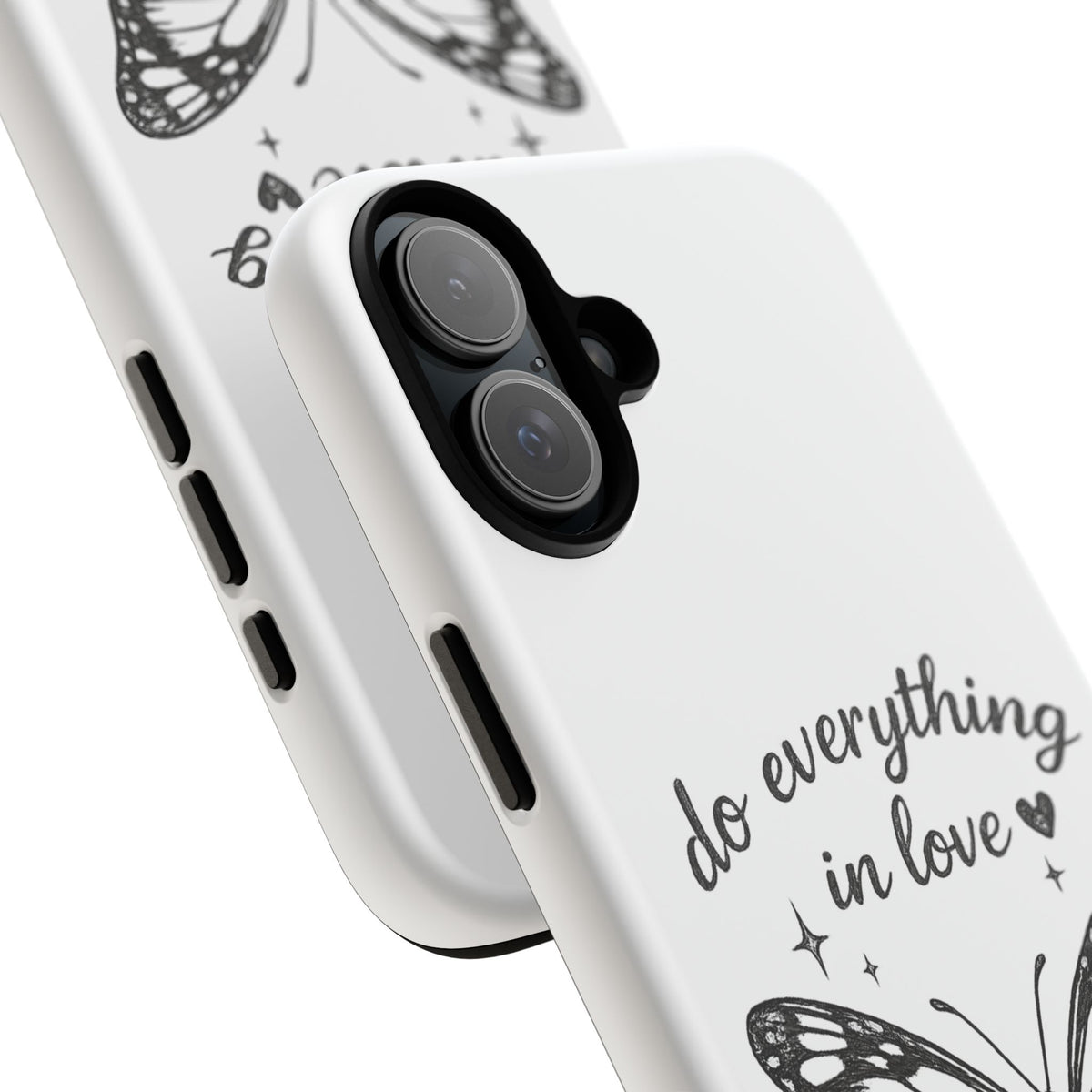 Phone Case — “Do Everything in Love” Butterfly (1 Corinthians 16:14)