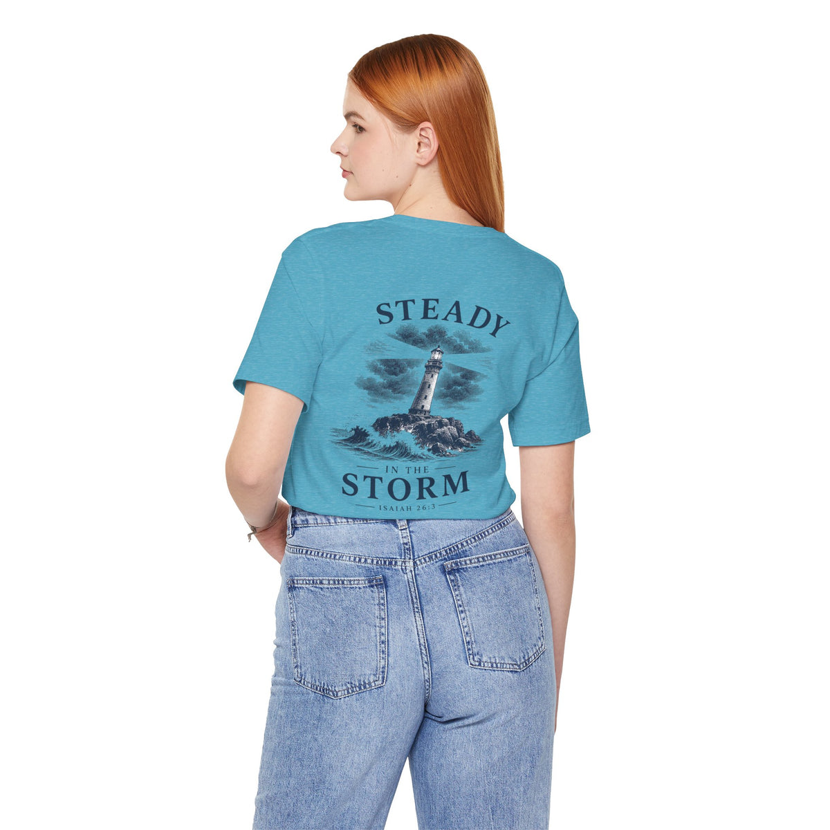 Steady in the Storm Lighthouse T-Shirt