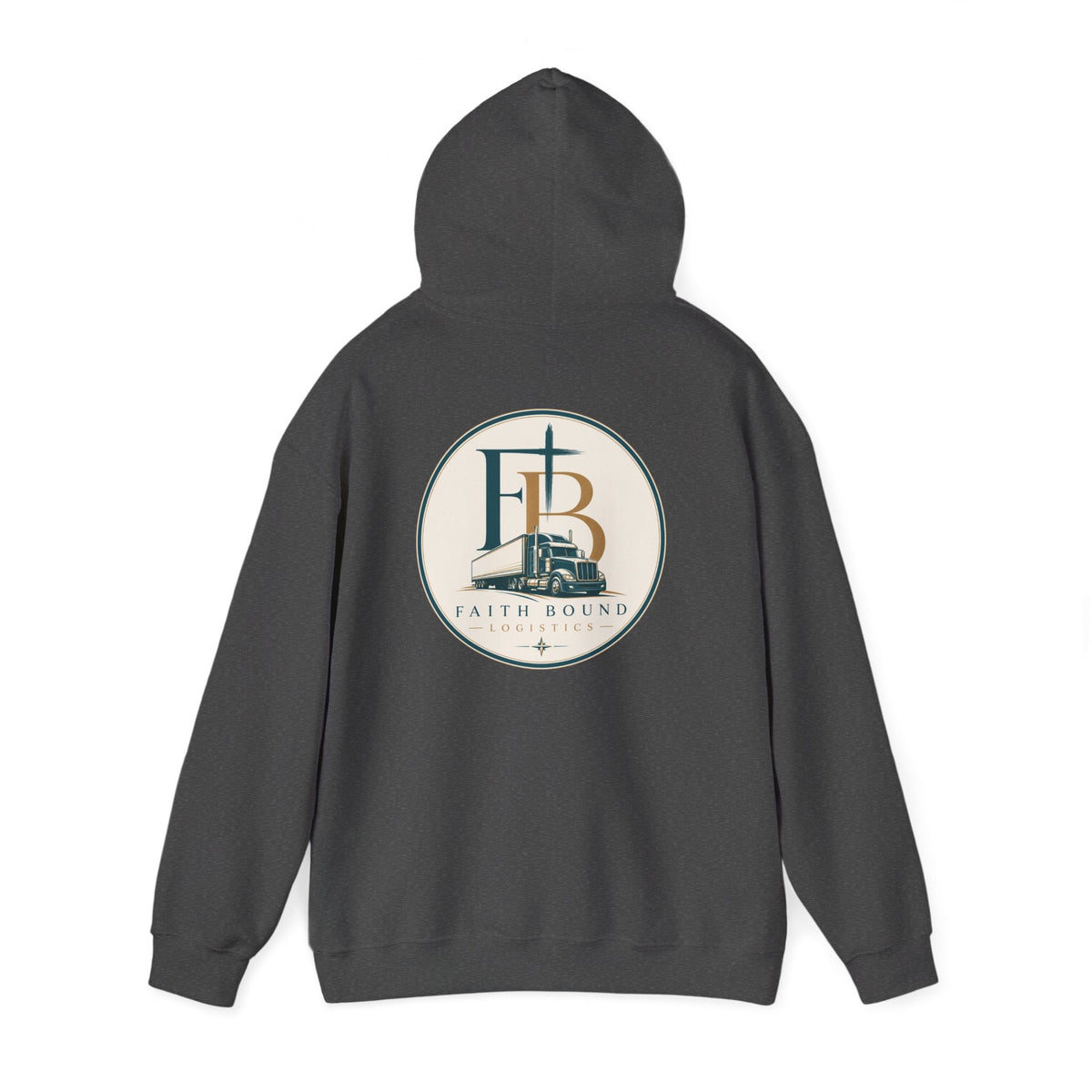 Faith Bound Hoodie — Vintage Monogram Logo Pullover