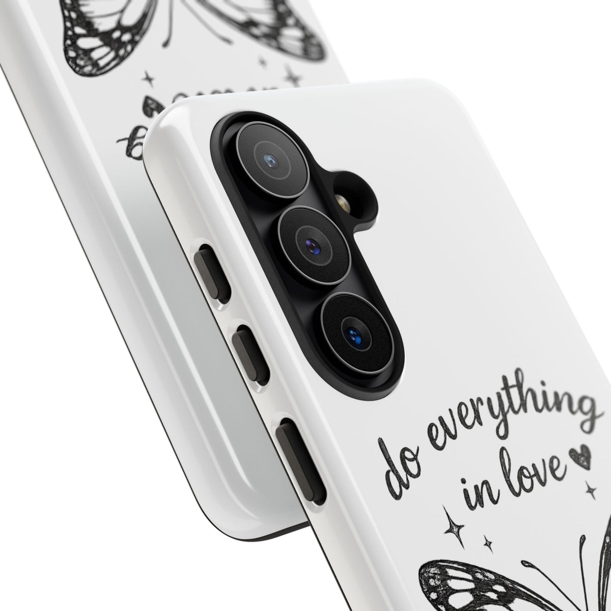 Phone Case — “Do Everything in Love” Butterfly (1 Corinthians 16:14)