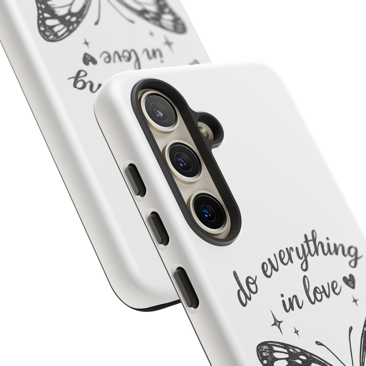 Phone Case — “Do Everything in Love” Butterfly (1 Corinthians 16:14)