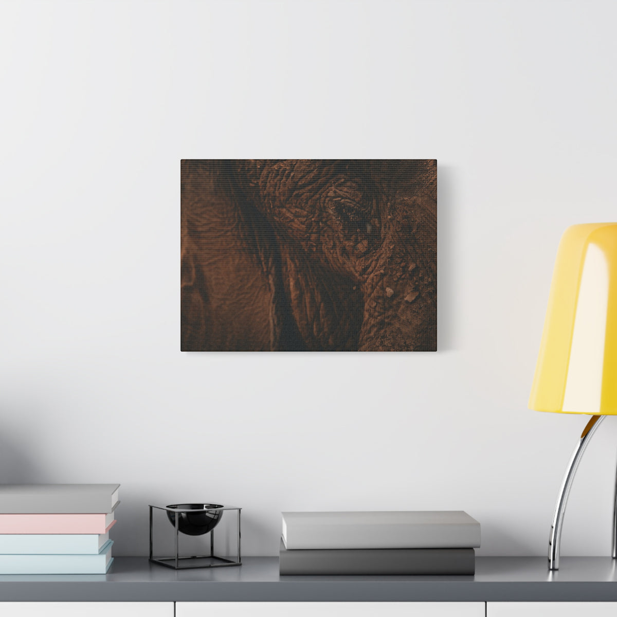 Elephant Skin Close-Up Matte Canvas Wall Art
