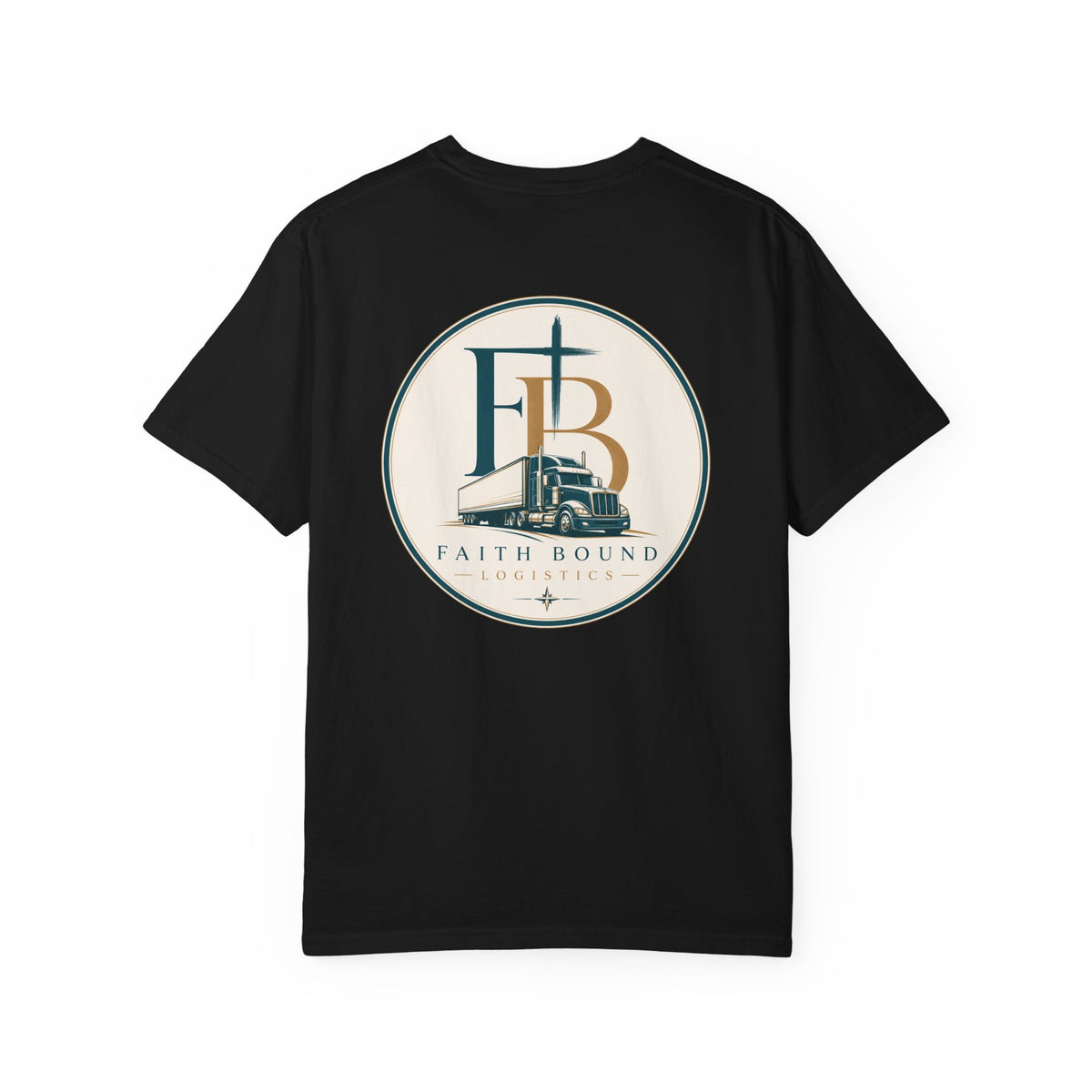 Faith Bound Logistics Logo Garment-Dyed Tee