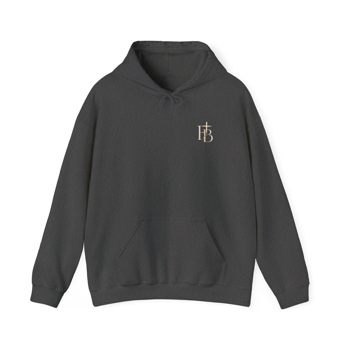 Faith Bound Hoodie — Vintage Monogram Logo Pullover