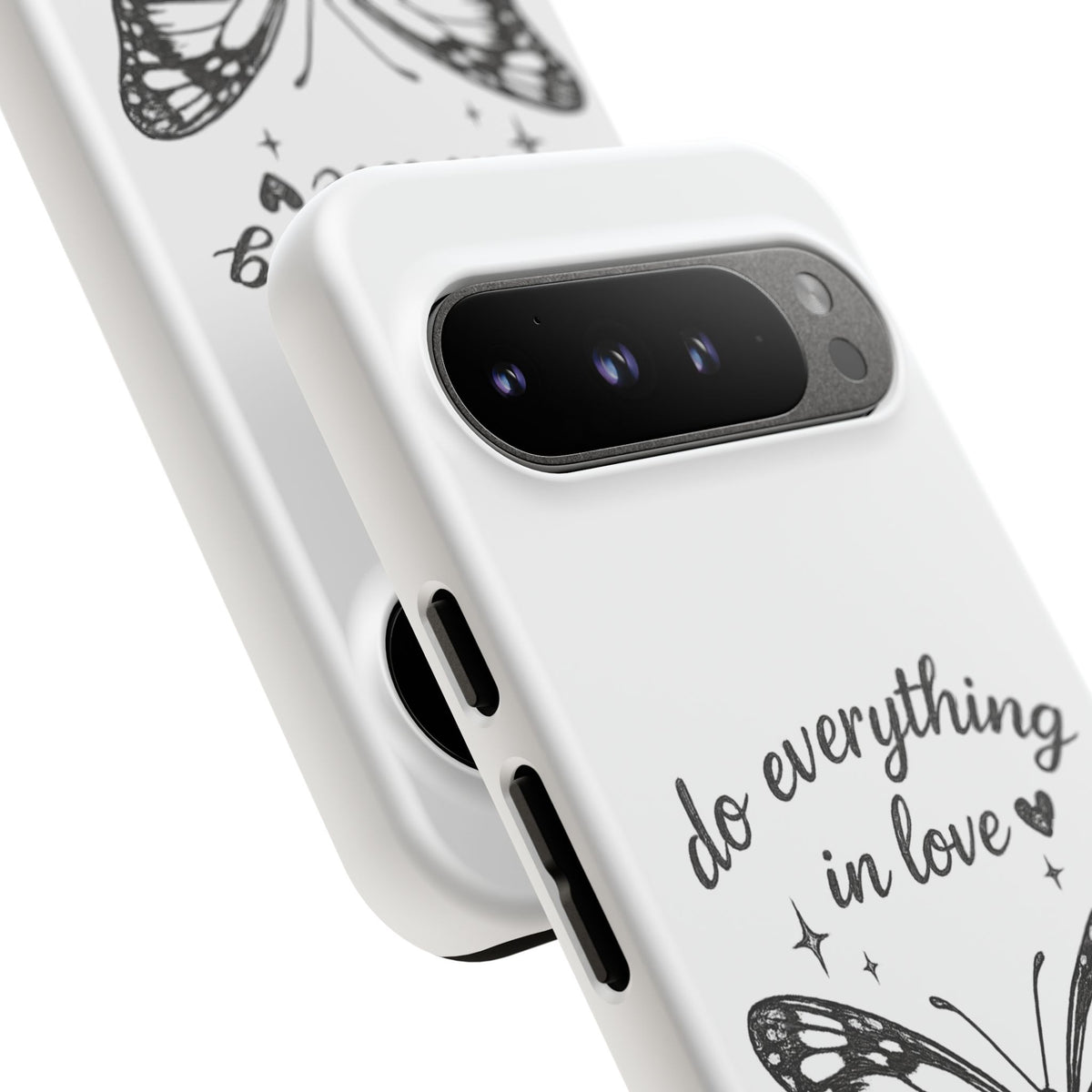Phone Case — “Do Everything in Love” Butterfly (1 Corinthians 16:14)
