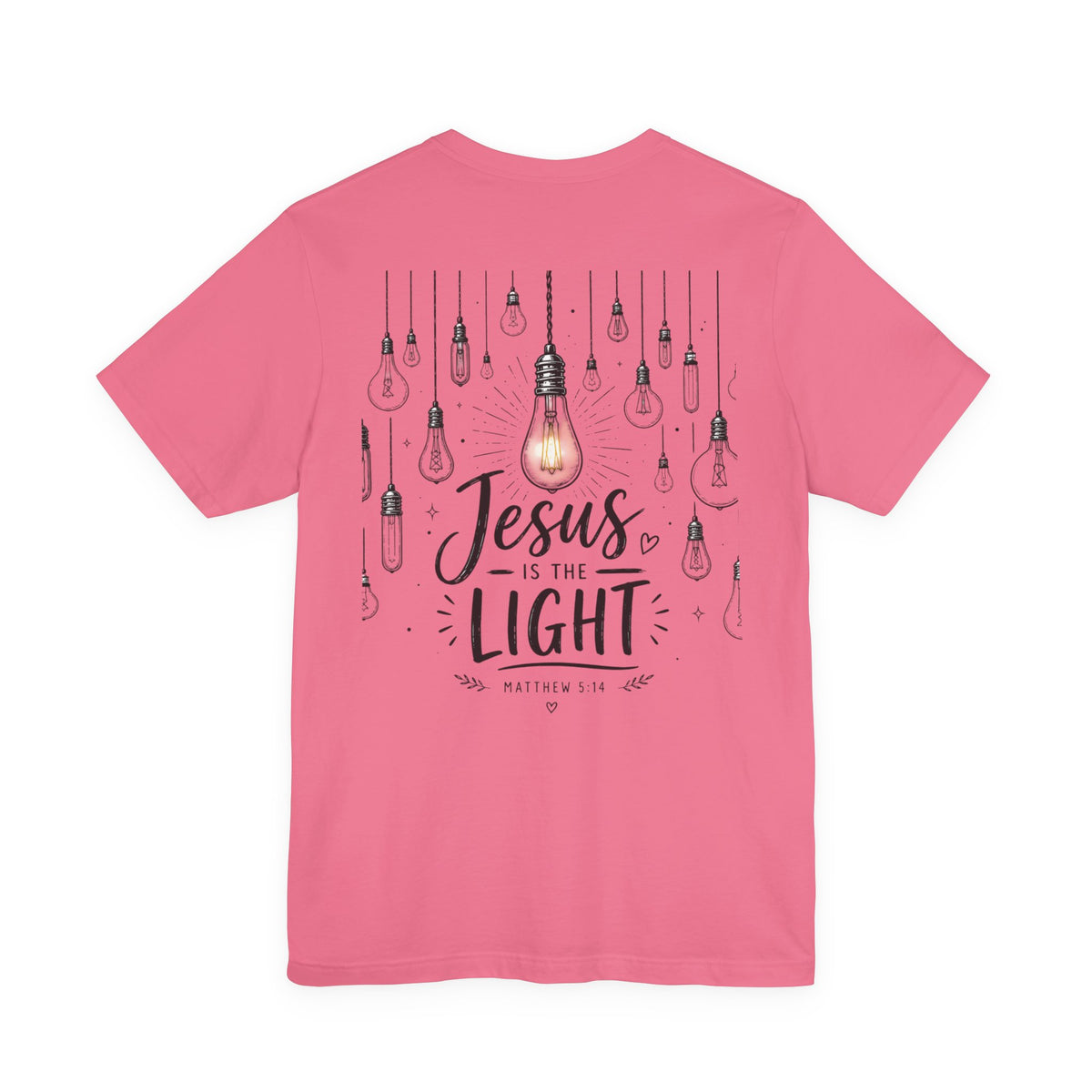 Jesus Is the Light T-Shirt – Christian Faith Graphic Tee