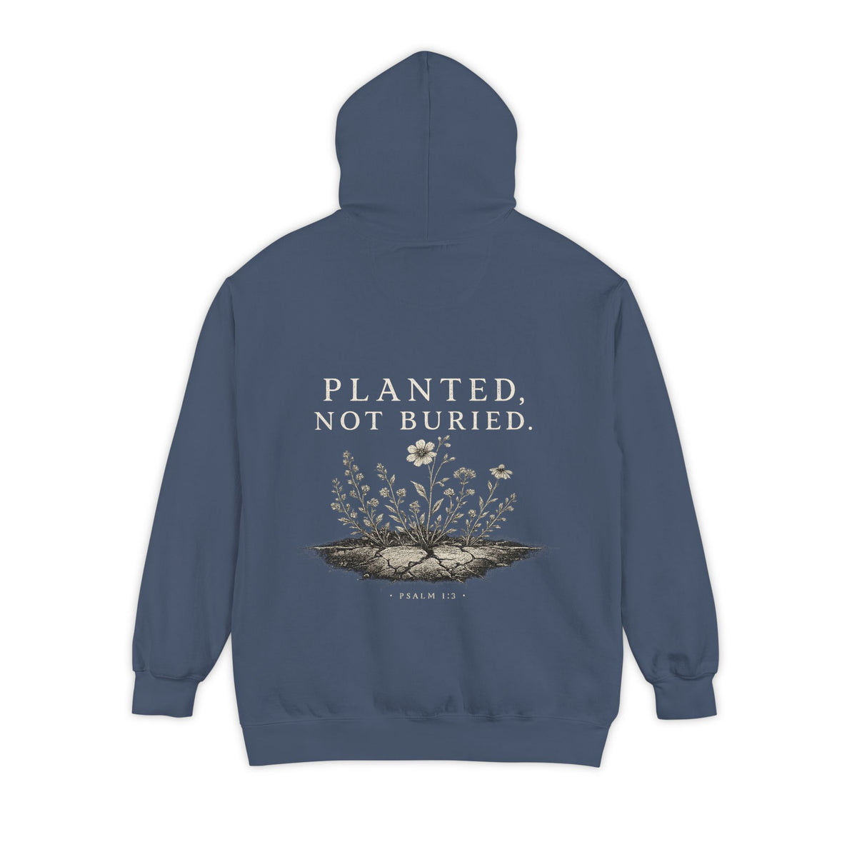 Floral Meadow Hoodie — Dainty Wildflower Graphic Pullover