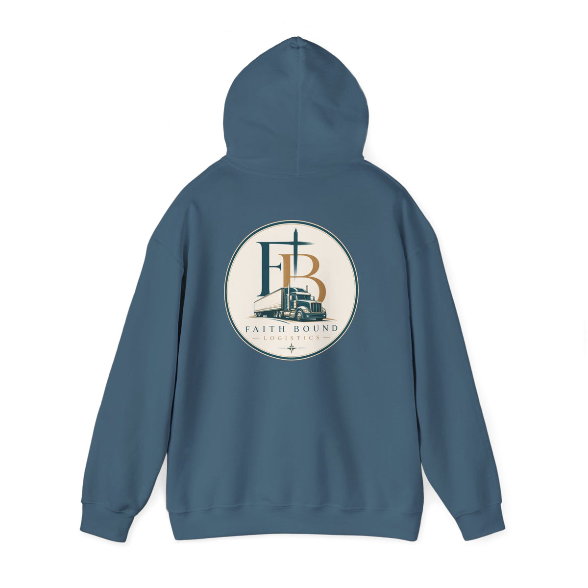 Faith Bound Hoodie — Vintage Monogram Logo Pullover