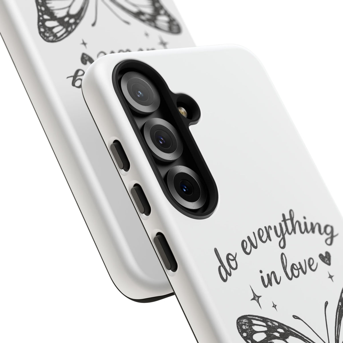 Phone Case — “Do Everything in Love” Butterfly (1 Corinthians 16:14)