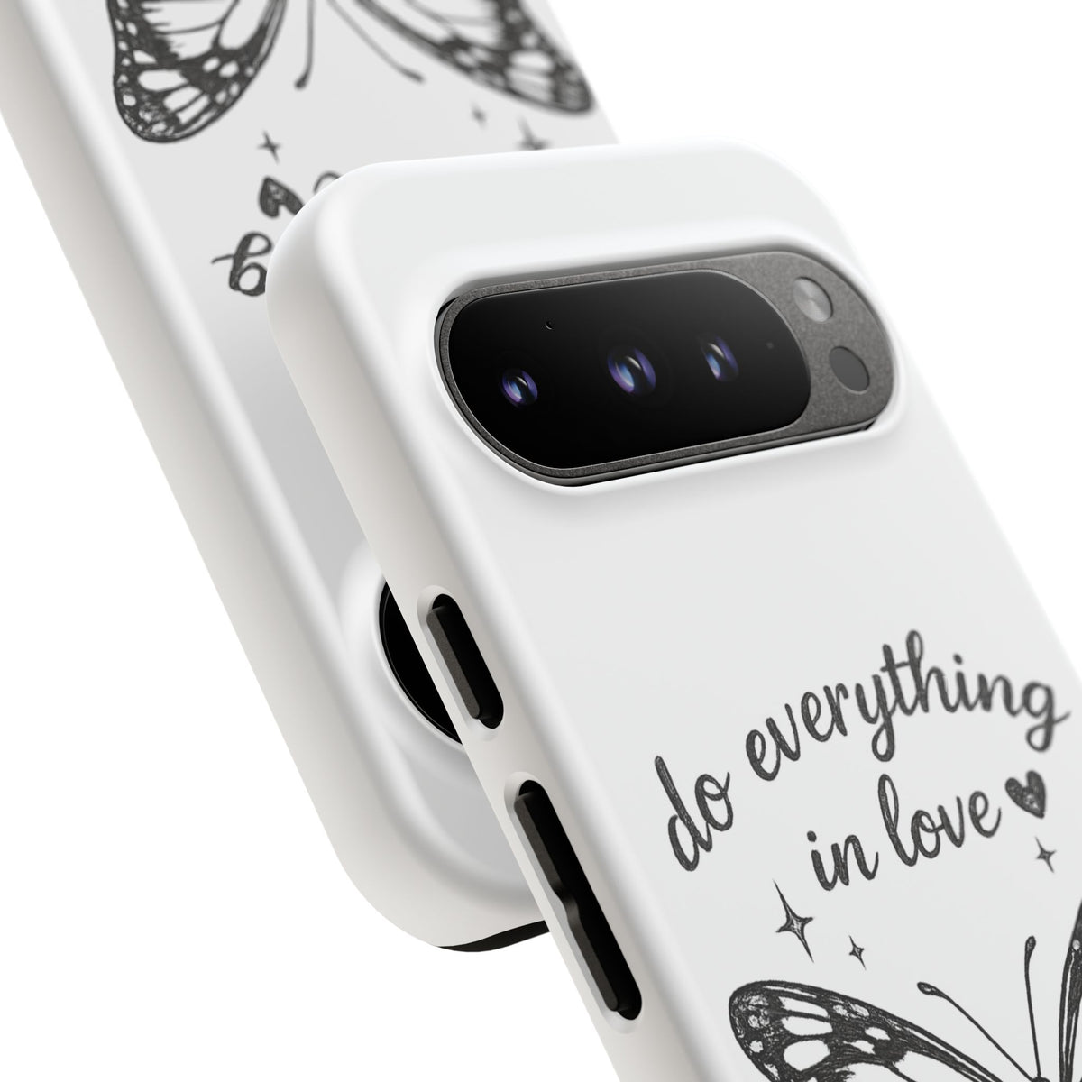Phone Case — “Do Everything in Love” Butterfly (1 Corinthians 16:14)