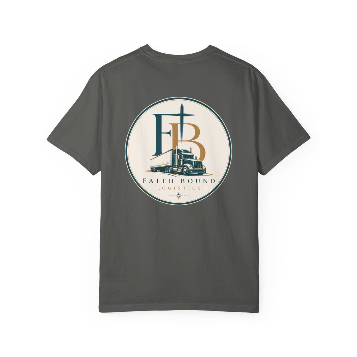 Faith Bound Logistics Logo Garment-Dyed Tee