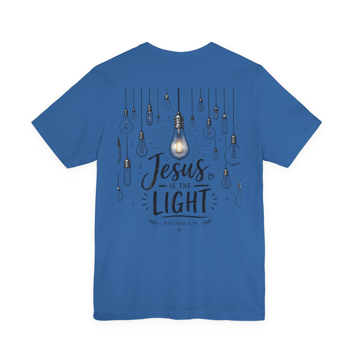Jesus Is the Light T-Shirt – Christian Faith Graphic Tee
