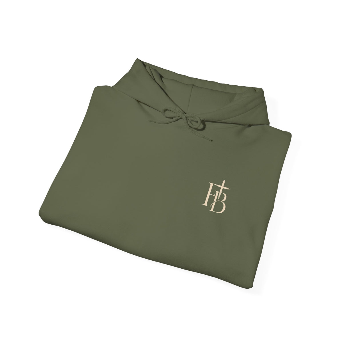 Faith Bound Hoodie — Vintage Monogram Logo Pullover