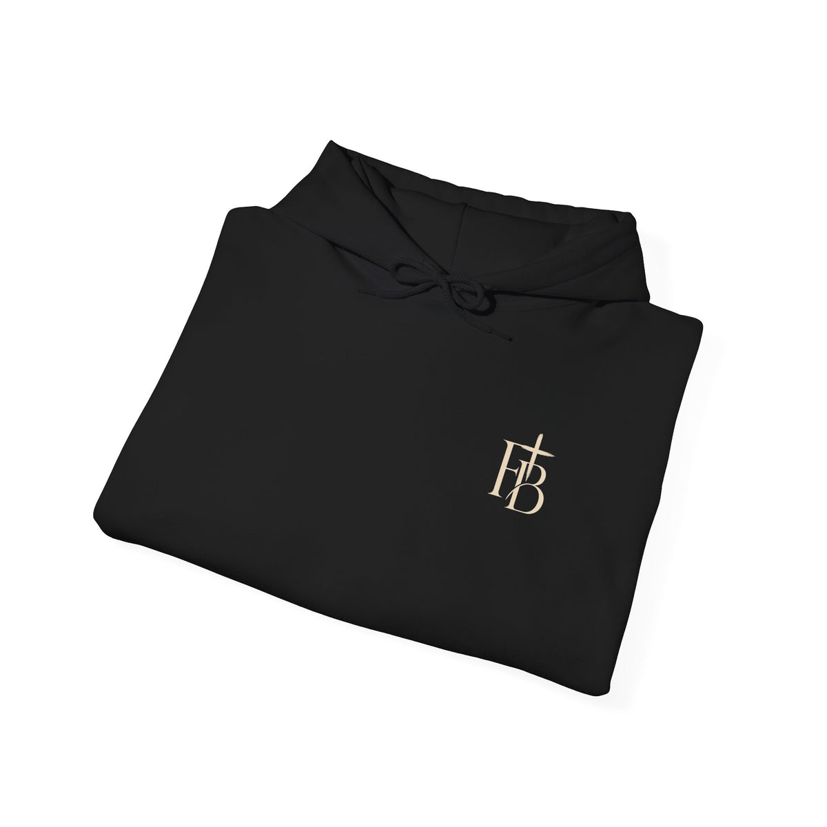 Faith Bound Hoodie — Vintage Monogram Logo Pullover