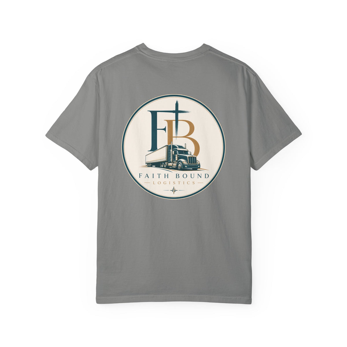 Faith Bound Logistics Logo Garment-Dyed Tee