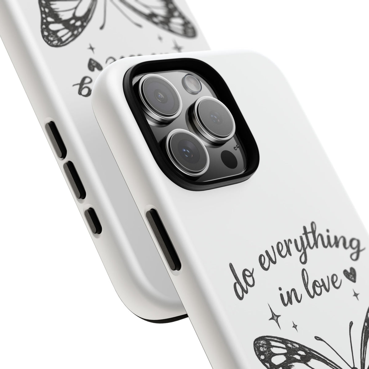 Phone Case — “Do Everything in Love” Butterfly (1 Corinthians 16:14)