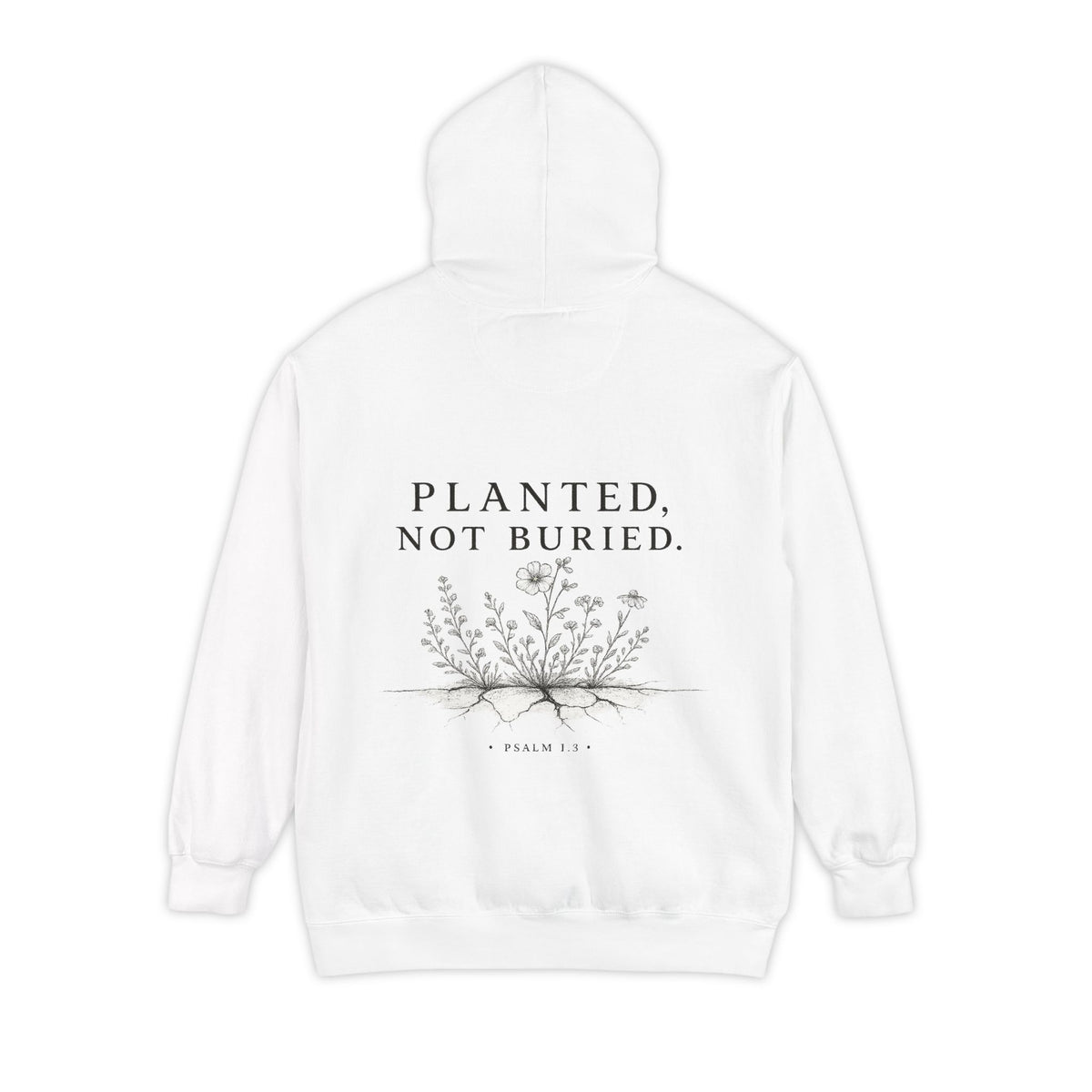 Floral Meadow Hoodie — Dainty Wildflower Graphic Pullover