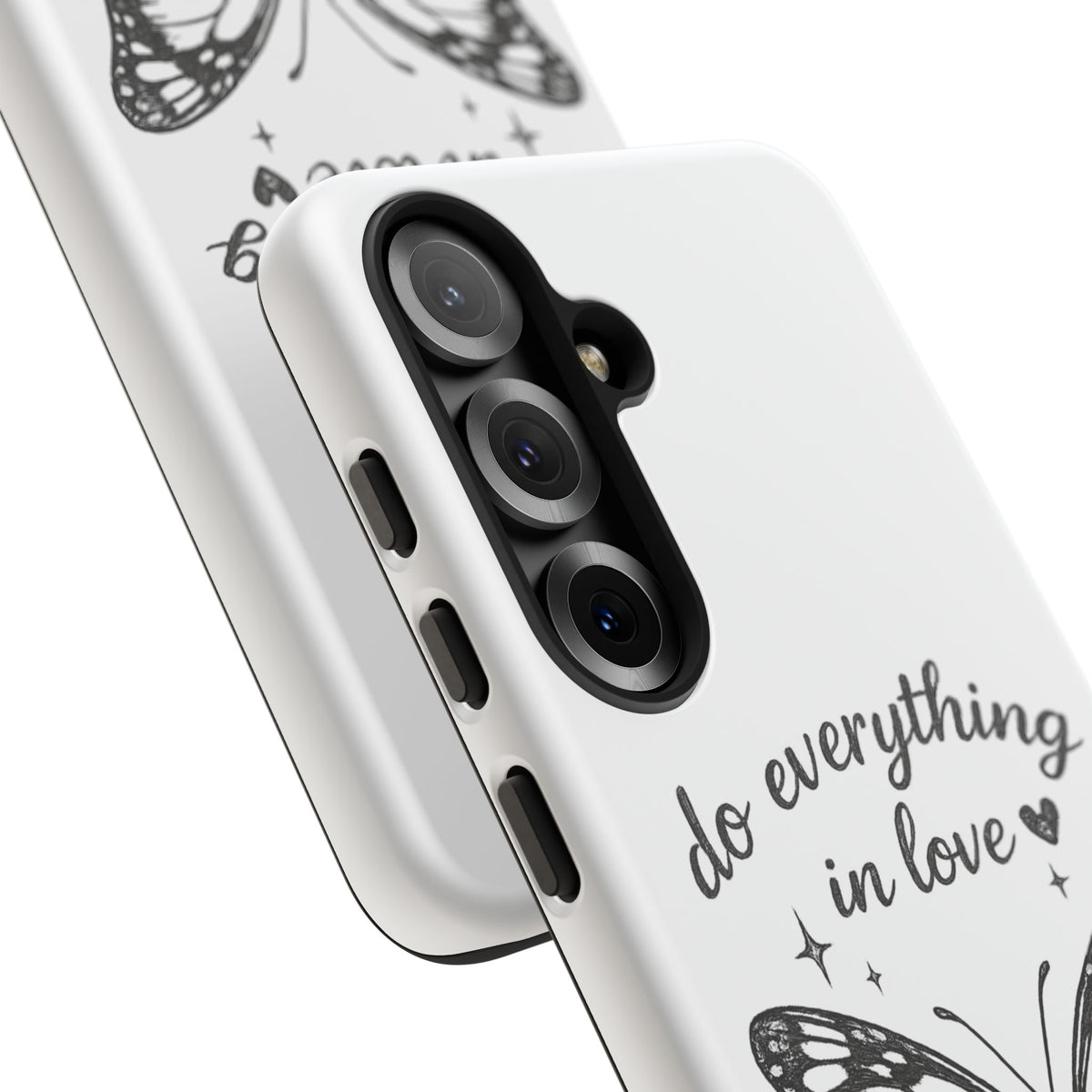 Phone Case — “Do Everything in Love” Butterfly (1 Corinthians 16:14)