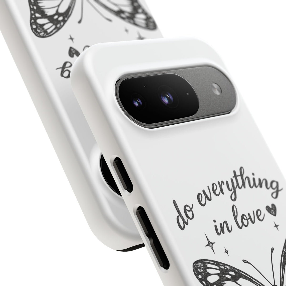 Phone Case — “Do Everything in Love” Butterfly (1 Corinthians 16:14)