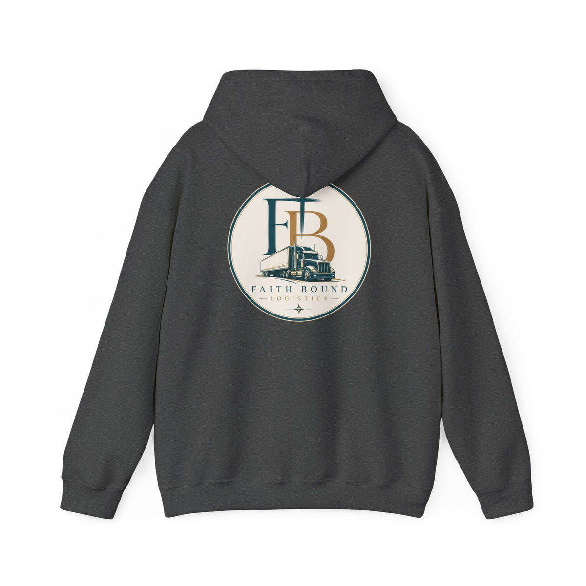 Faith Bound Hoodie — Vintage Monogram Logo Pullover