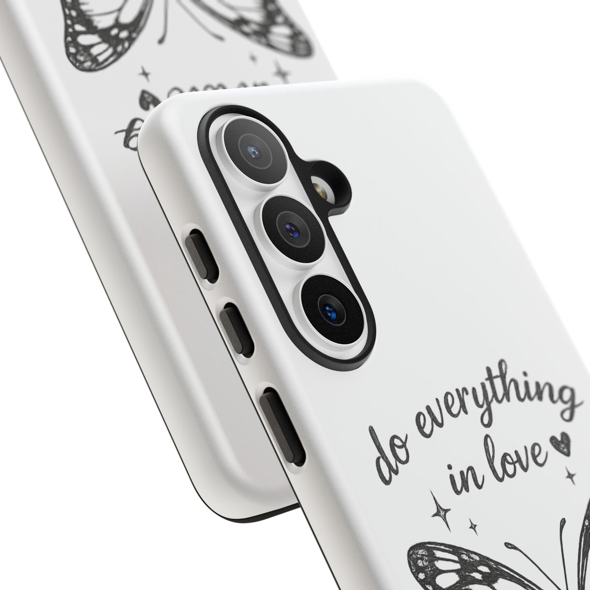 Phone Case — “Do Everything in Love” Butterfly (1 Corinthians 16:14)